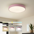 Brilagi - LED stropno svjetlo s mogućnošću prigušivanja POOL LED/48W/230V 3000-6000K promjer 40 cm ružičasto + daljinski upravljač
