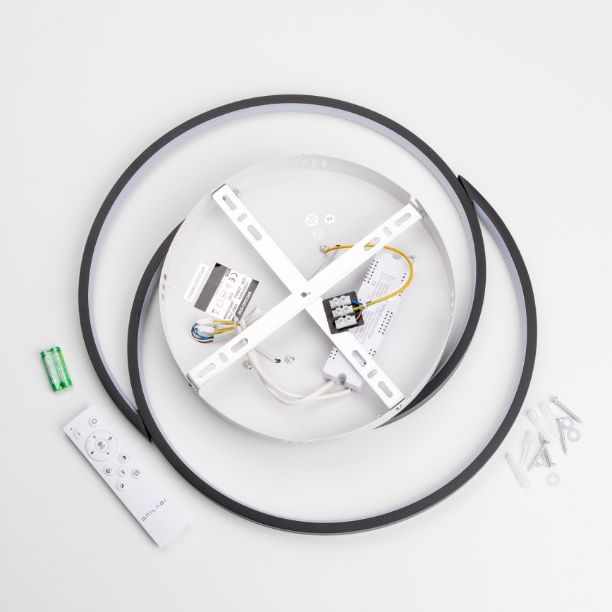 Brilagi - LED prigušivo stropno svjetlo VELO LED/52W/230V 38x48 cm 3000/4000/6000K + daljinski upravljač