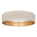 Brilagi - LED stropno svjetlo s mogućnošću prigušivanja VELVET SMARTIX LED/24W/230V 3000-6000K Ø 45 cm krem/zlatno Wi-Fi Tuya Beacon + daljinski upravljač