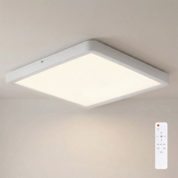 Brilagi - LED stropno svjetlo s prigušivanjem ESTELA SQUARE LED/36W/230V 3000-6500K 31x31 cm bijela + daljinski upravljač