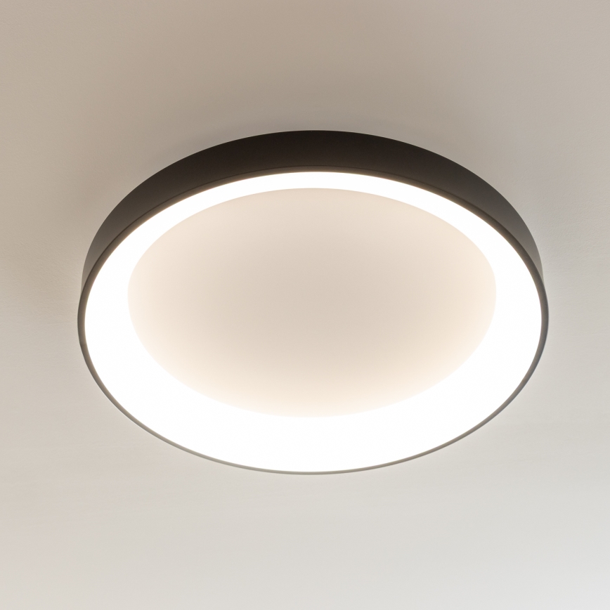 Brilagi - LED prigušivo stropno svjetlo FALCON II LED/99W/230V 3000-6500K promjer 60 cm crno + daljinski upravljač