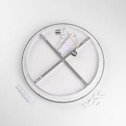 Brilagi - LED prigušivo stropno svjetlo FALCON II LED/99W/230V 3000-6500K promjer 60 cm crno + daljinski upravljač