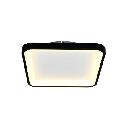 Brilagi - LED prigušivo stropno svjetlo FALCON SLIM LED/50W/230V 3000-6500K 50x50 cm crno + daljinski upravljač