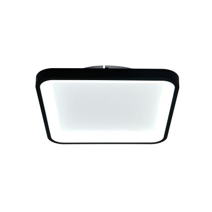 Brilagi - LED prigušivo stropno svjetlo FALCON SLIM LED/50W/230V 3000-6500K 50x50 cm crno + daljinski upravljač