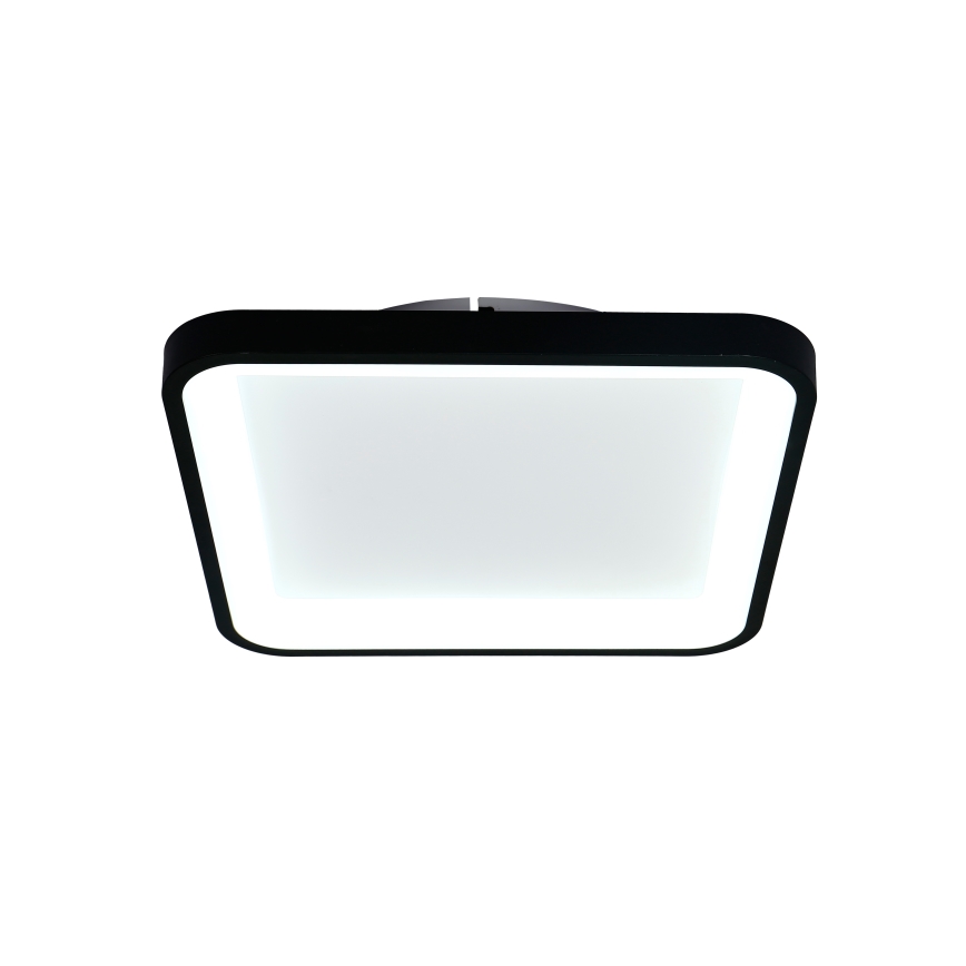 Brilagi - LED prigušivo stropno svjetlo FALCON SLIM LED/50W/230V 3000-6500K 50x50 cm crno + daljinski upravljač