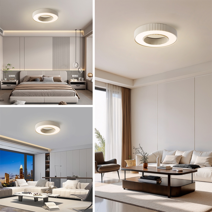 Brilagi - stropna LED svjetiljka LUMIX s mogućnošću prigušivanja LED/48W/230V 3000-6000K bež, promjera 50 cm + daljinski upravljač