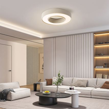 Brilagi - stropna LED svjetiljka LUMIX s mogućnošću prigušivanja LED/48W/230V 3000-6000K bež, promjera 50 cm + daljinski upravljač