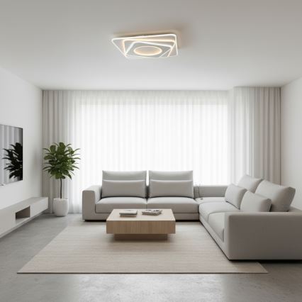 BRILAGI - LED stropno svjetlo s mogućnošću prigušivanja MODERN LED/100W/230V 3000-6000K 48x48 cm + daljinski upravljač