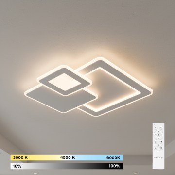 Brilagi - LED stropno svjetlo s prigušivanjem MODERN LED/93W/230V 3000-6000K 48,5x48,5 cm + daljinsko upravljanje