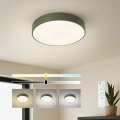 Brilagi - LED stropno svjetlo s prigušivanjem POOL LED/36W/230V 3000-6000K Ø 30 cm zeleno + daljinski upravljač