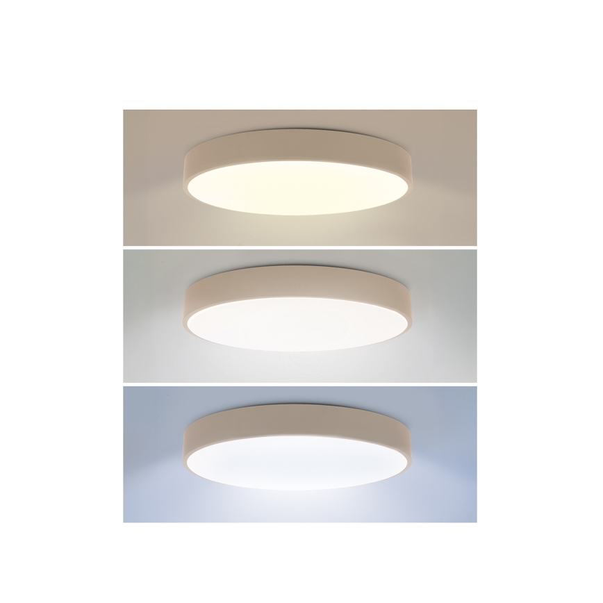 Brilagi - LED prigušivo stropno svjetlo POOL LED/36W/230V 3000-6000K Ø 30 cm bež + daljinsko upravljanje