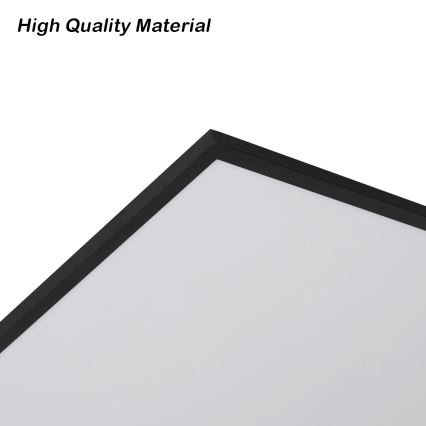 Brilagi - LED prigušivo stropno svjetlo SLIMFRAME LED/80W/230V 120x60 cm 3000-6000K crno + daljinski upravljač