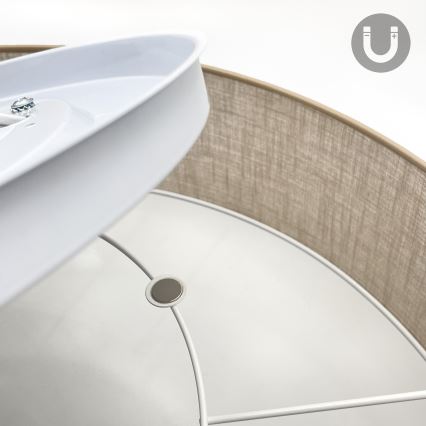 Brilagi - LED stropno svjetlo SIRIJA 4xE27/60W/230V Ø 60 cm bež