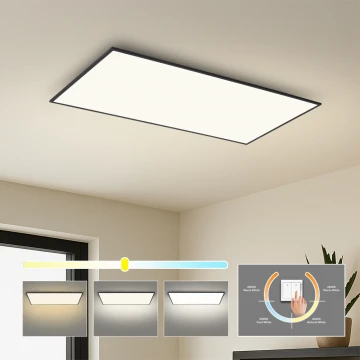 Brilagi - LED stropno svjetlo SLIMFRAME LED/80W/230V 120x60 cm 3000/4000/6000K crna
