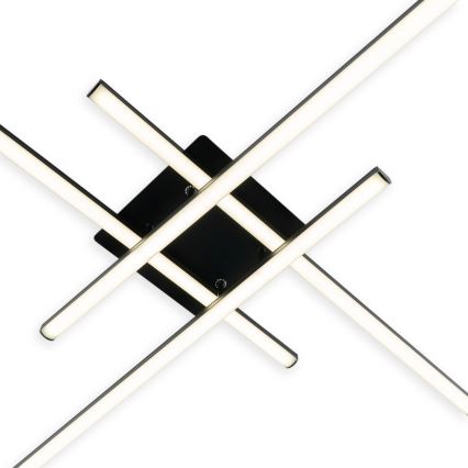 Brilagi - LED stropno svjetlo STRIPES LED/37W/230V 68x68 cm crno