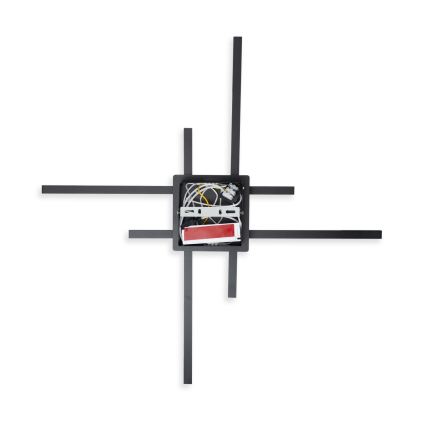 Brilagi - LED stropno svjetlo STRIPES LED/37W/230V 68x68 cm crno