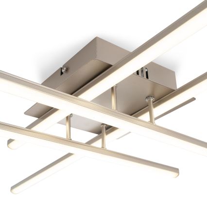 Brilagi - LED stropna svjetiljka STRIPES LED/37W/230V 68x68 cm srebrna