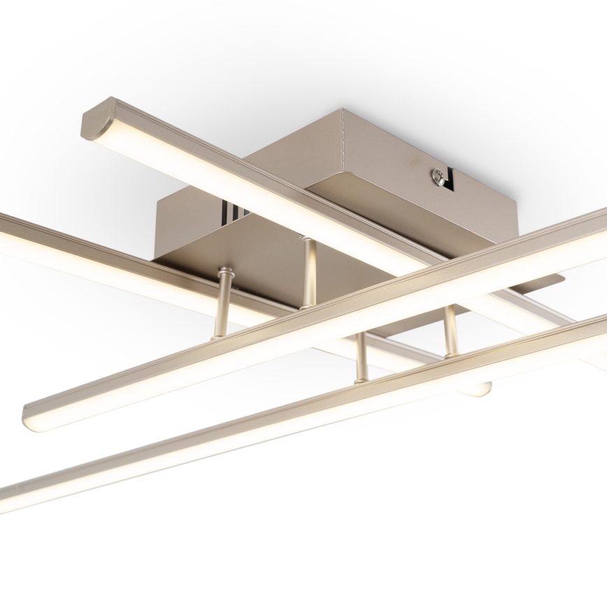 Brilagi - LED stropna svjetiljka STRIPES LED/37W/230V 68x68 cm srebrna