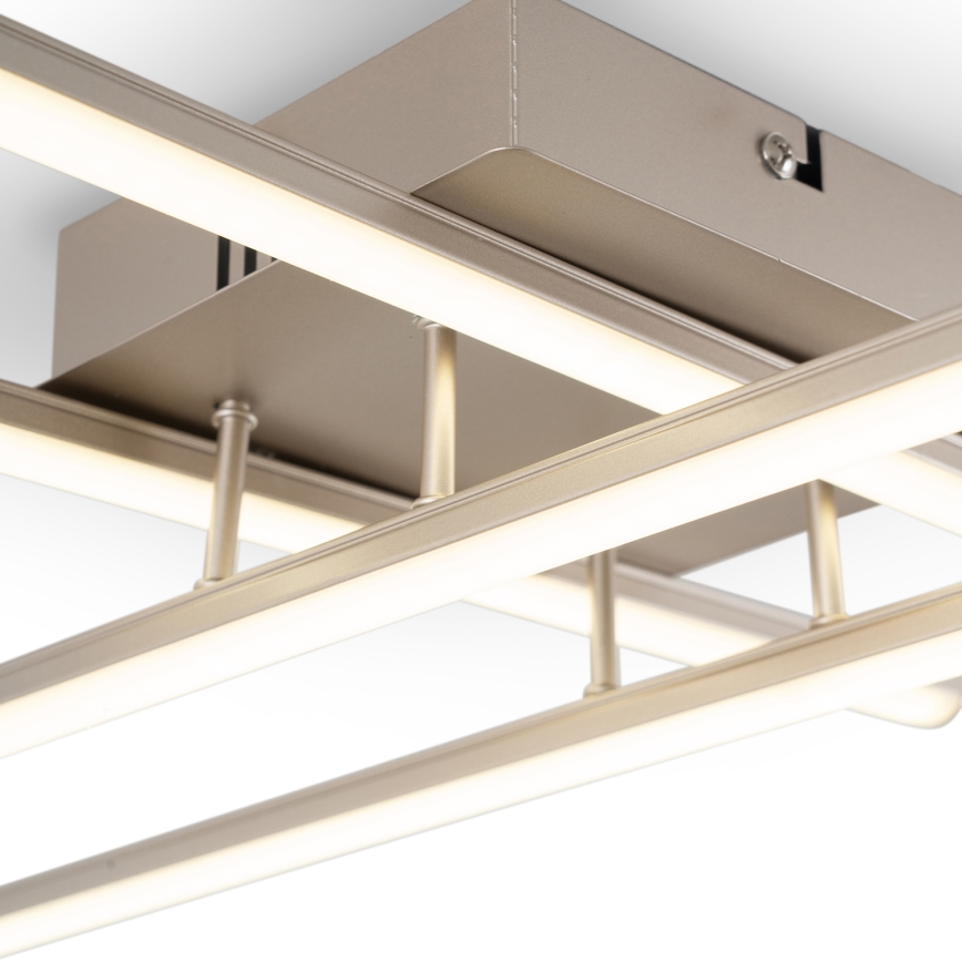 Brilagi - LED stropna svjetiljka STRIPES LED/37W/230V 68x68 cm srebrna