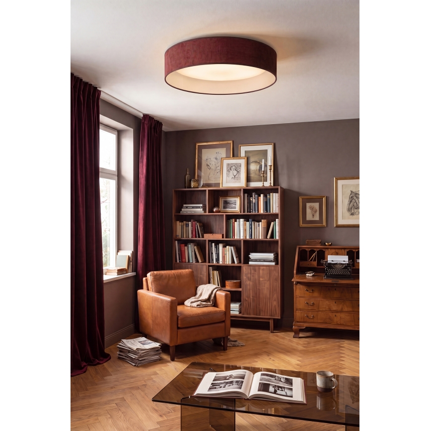 Brilagi - LED stropno svjetlo VELVET SIMPLE LED/24W/230V 3000K, promjer 45 cm, bordo