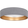 Brilagi - LED stropno svjetlo VELVET SIMPLE LED/24W/230V 3000K promjer 45 cm siva/zlatna