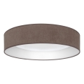 Brilagi - LED stropno svjetlo VELVET SIMPLE LED/24W/230V 3000K promjer 45 cm smeđa