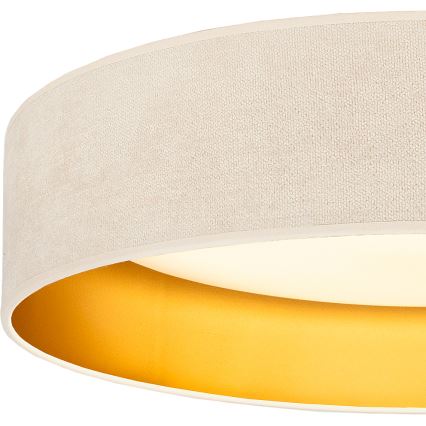 Brilagi - LED stropna svjetiljka VELVET SIMPLE LED/24W/230V 3000K Ø 45 cm krem/zlatna