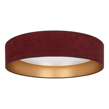 Brilagi - LED stropno svjetlo VELVET SIMPLE LED/24W/230V 4000K Ø 45 cm bordo/zlatno