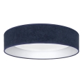 Brilagi - LED stropno svjetlo VELVET SIMPLE LED/36W/230V 3000K Ø 55 cm plavo