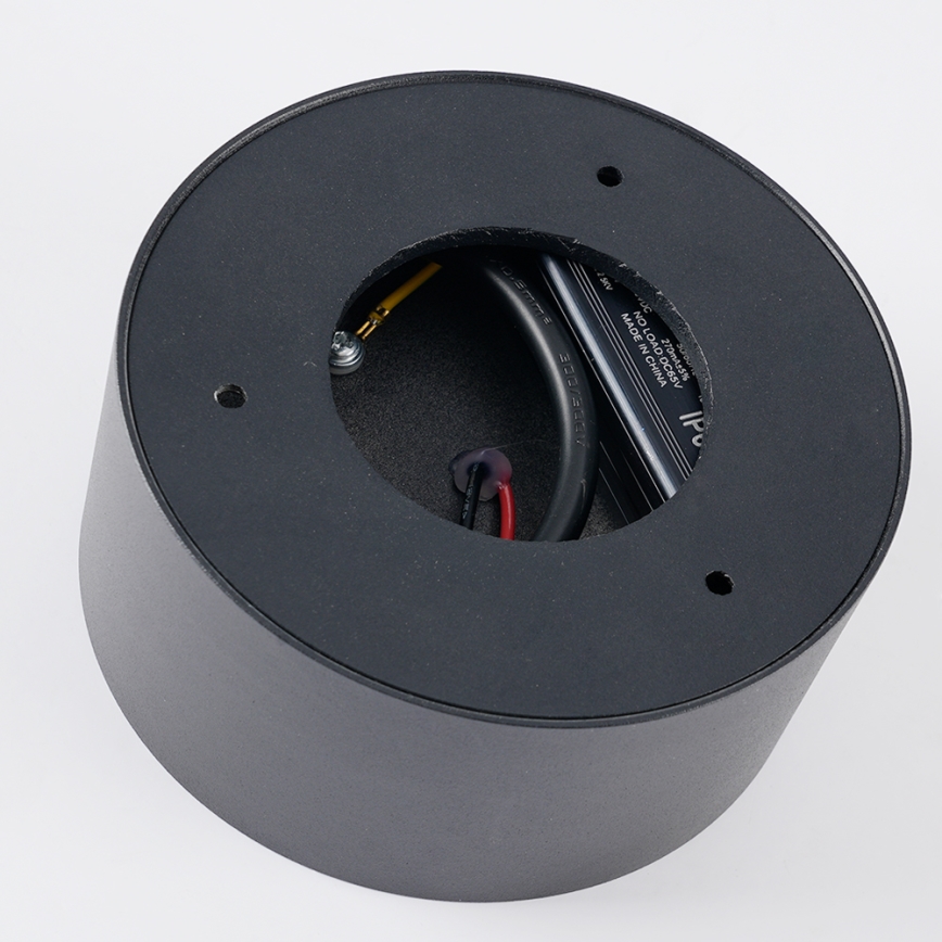 Brilagi - LED stropna svjetiljka za kupaonicu FORIS LED/9W/230V Ø 9 cm antracit IP44 CRI 90