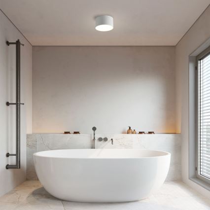 Brilagi - LED stropno svjetlo za kupaonicu FORIS LED/9W/230V Ø 9 cm bijela IP44