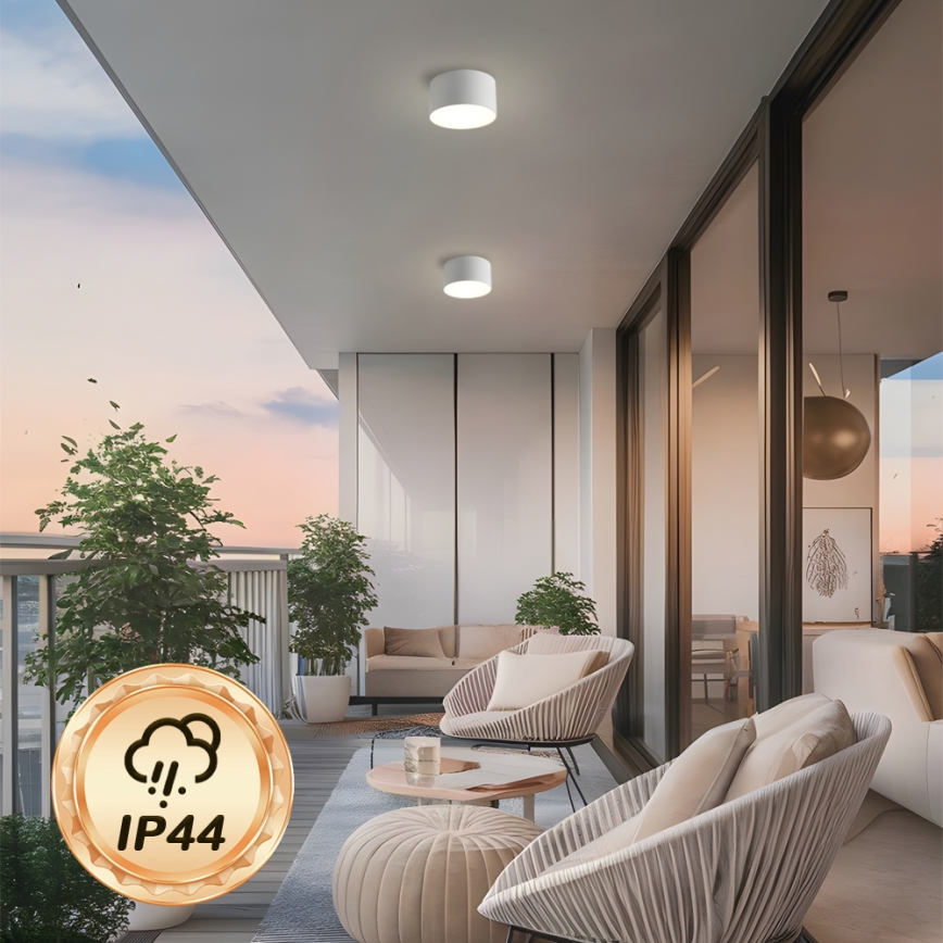 Brilagi - LED stropno svjetlo za kupaonicu FORIS LED/9W/230V Ø 9 cm bijela IP44