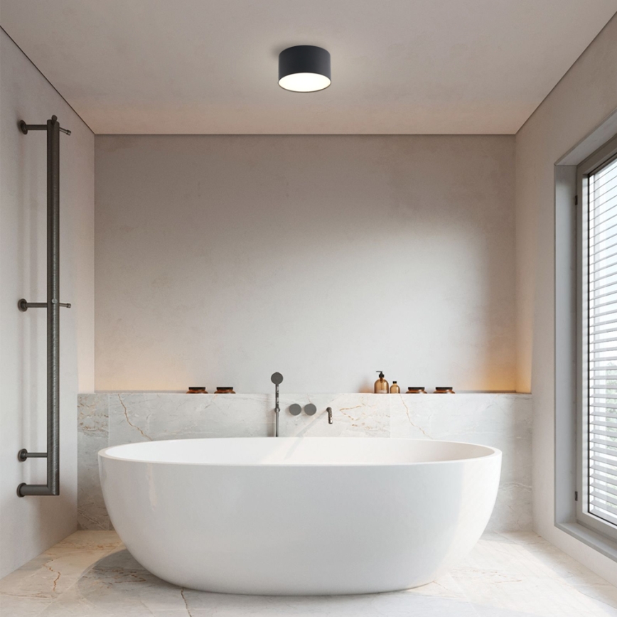 Brilagi - LED stropno svjetlo za kupaonicu FORIS LED/9W/230V Ø 9 cm, crne boje, IP44