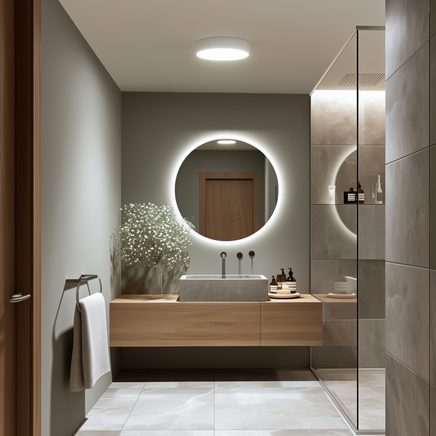 Brilagi - LED stropno svjetlo za kupaonicu POOL LED/24W/230V 3000/4000/5500K Ø 30 cm IP54 bijela