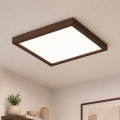 BRILAGI - LED stropno svjetlo za kupaonicu s mogućnošću prigušivanja WOODY FRAME LED/50W/230V hrast/orah 60x60 cm 3000-6000K IP44 + daljinski upravljač