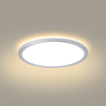 Brilagi - LED stropno svjetlo za kupaonicu ULTRA SLIM LED/12W/230V Ø 22,5 cm, srebrno, IP54