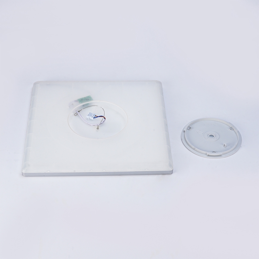 Brilagi - LED kupaonsko stropno svjetlo ULTRA SLIM LED/24W/230V 42x42 cm srebrno IP54