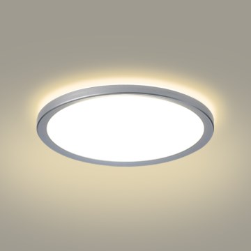 Brilagi - LED stropno svjetlo za kupaonicu ULTRA SLIM LED/24W/230V, promjer 42 cm, srebrno, IP54