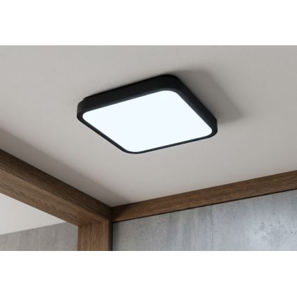 BRILAGI - LED stropno svjetlo za kupaonicu ZENNA LED/24W/230V 34,5x34,5 cm IP44 crno