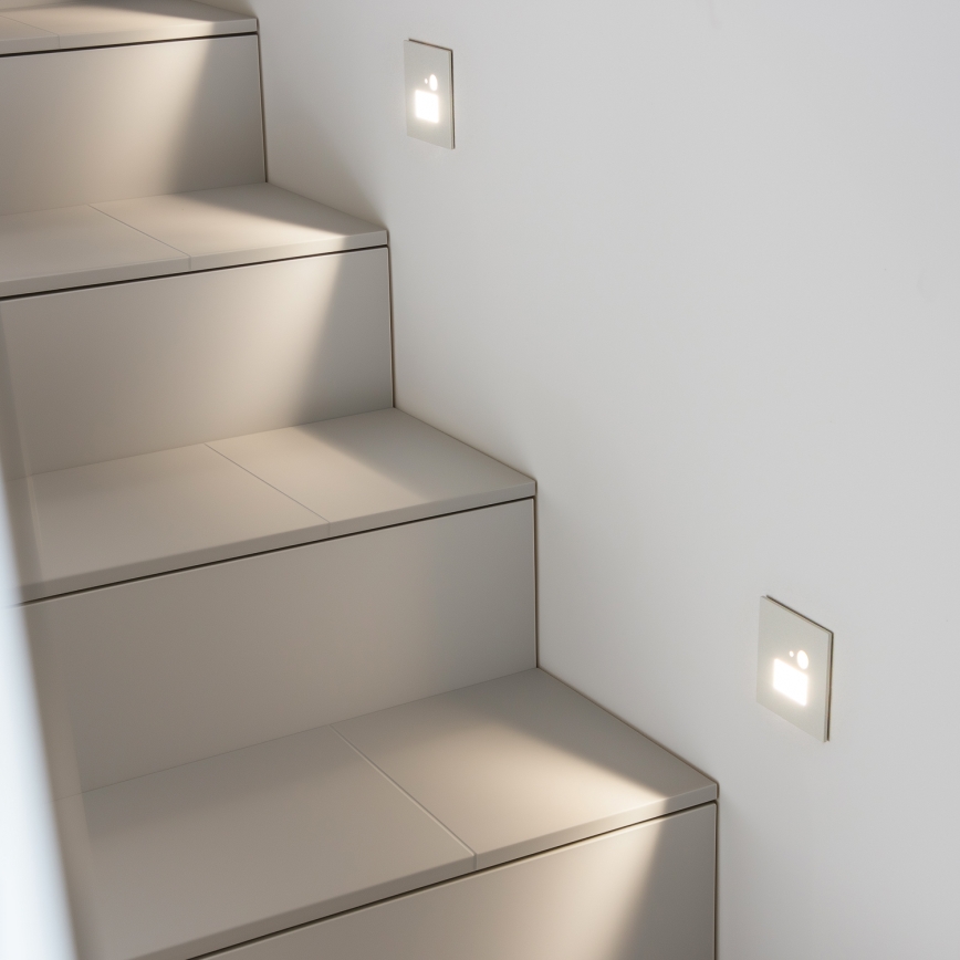 Brilagi - LED Stubišna svjetiljka sa senzorom pokreta JACK LED/1,5W/230V 3000K/4000K/6500K bijela