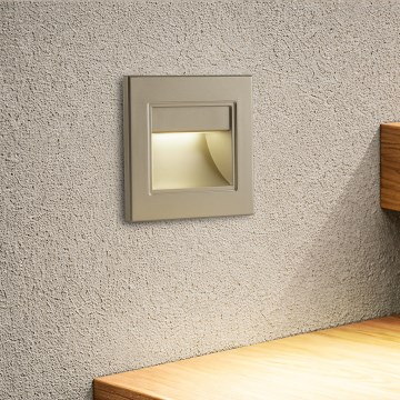 Brilagi - LED stubišno svjetlo STEP LIGHT LED/1,5W/230V IP44 zlatna