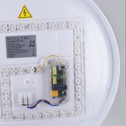 Brilagi - LED prigušivo stropno svjetlo ALVA LED/48W/230V 3000-6500K Ø 51 cm crno + daljinski upravljač