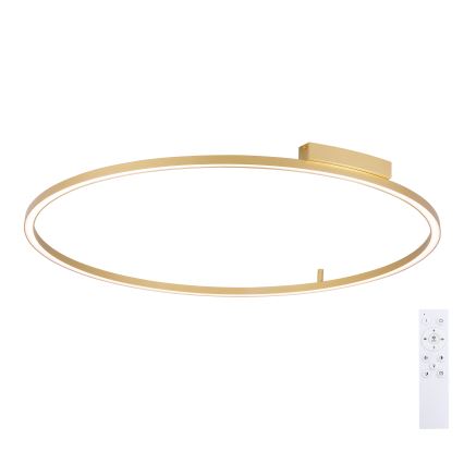 Brilagi - LED prigušivo stropno svjetlo PORTOFINO LED/85W/230V 3000-6000K Ø 120 cm zlatno + daljinski upravljač