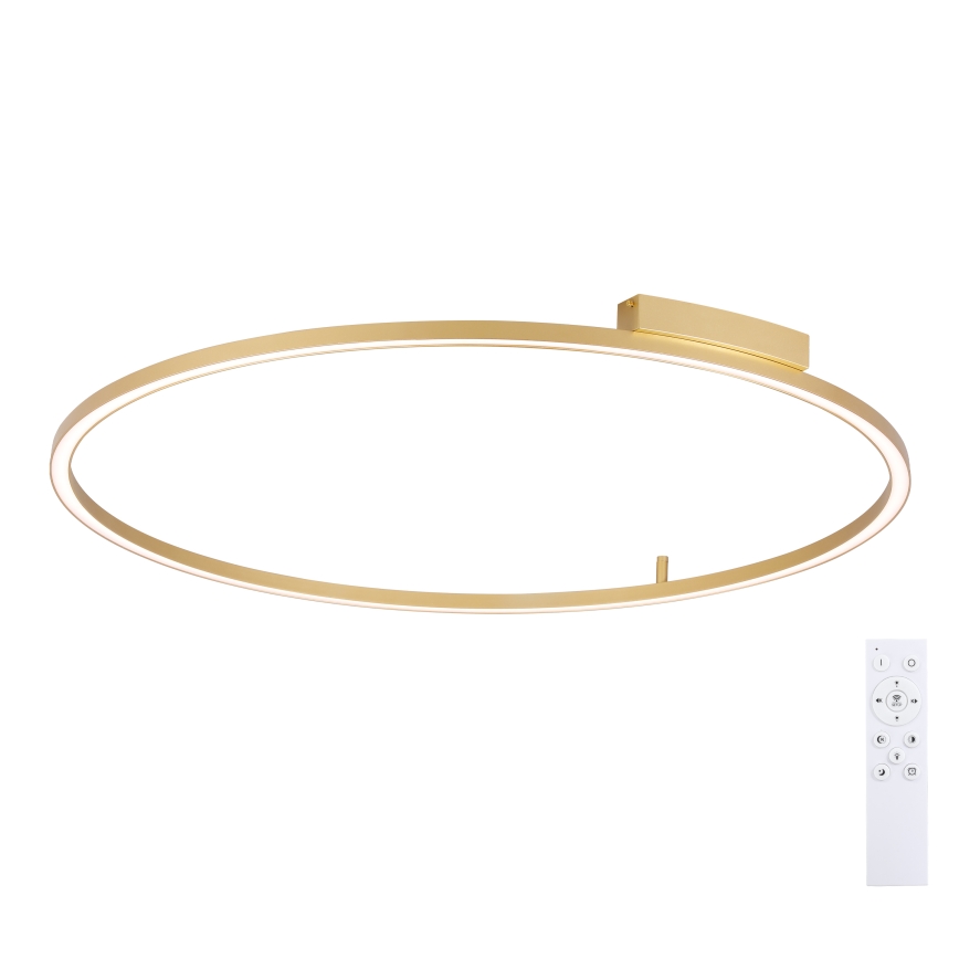 Brilagi - LED prigušivo stropno svjetlo PORTOFINO LED/85W/230V 3000-6000K Ø 120 cm zlatno + daljinski upravljač