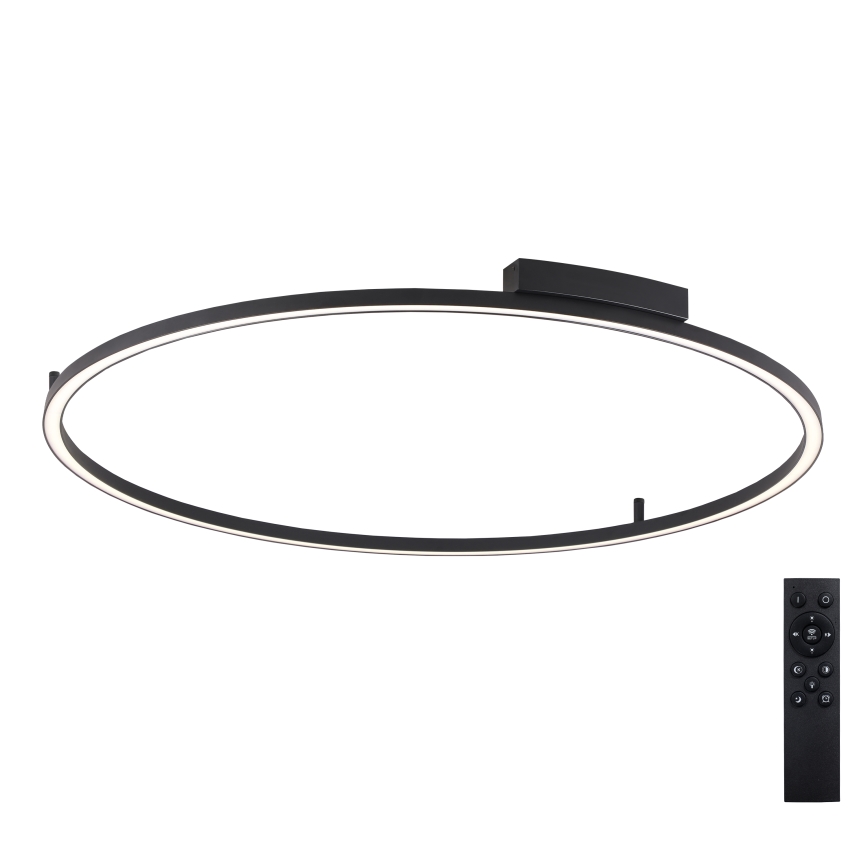 Brilagi - LED prigušivo stropno svjetlo PORTOFINO LED/85W/230V 3000-6000K Ø 120 cm crna + daljinski upravljač