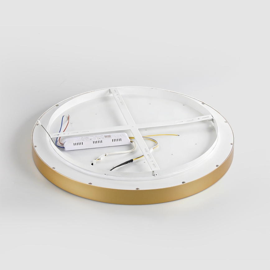 Brilagi - LED stropno svjetlo s mogućnošću prigušivanja GLASS POOL DOUBLE LED/60W/230V 3000-6000K 50 cm zlatno + daljinski upravljač