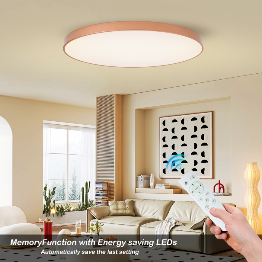 BRILAGI - LED stropna svjetiljka s prigušivanjem POOL SMART LED/180W/230V 3000-6000K 120 cm bakrena Wi-Fi Tuya + daljinski upravljač