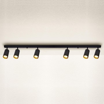 Brilagi - LED svjetiljka s mogućnošću prigušivanja SELE 6xGU10/6,5W/230V 2700-6500K crna/zlatna
