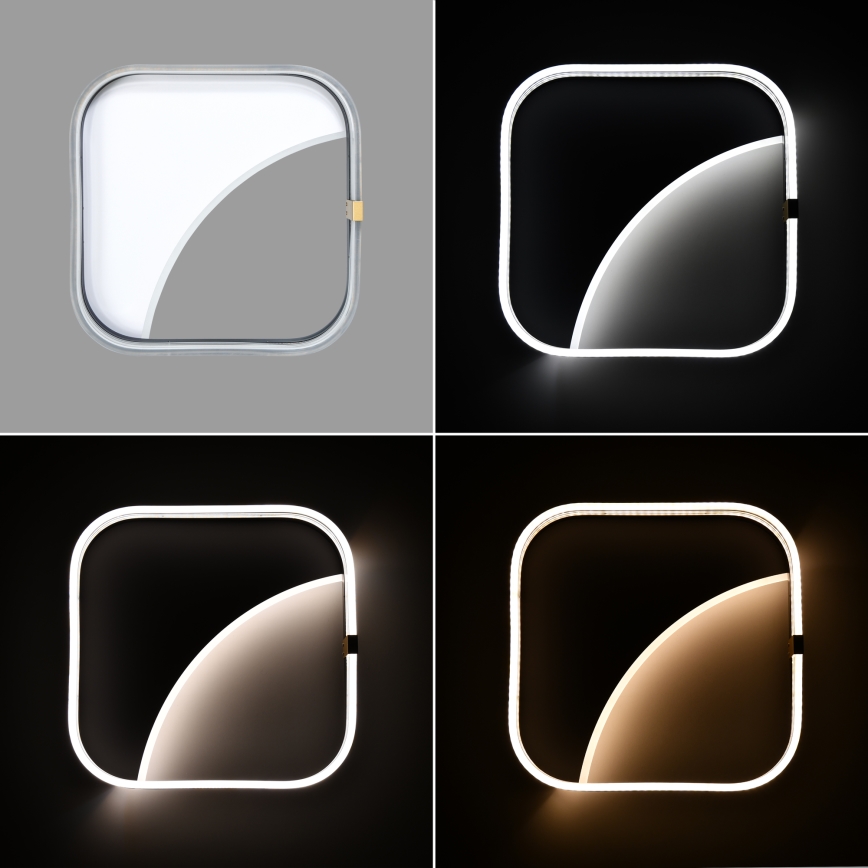 Brilagi - prigušivo LED stropno svjetlo SIRELI LED/56W/230V 3000-6000K 40x40 cm + daljinski upravljač