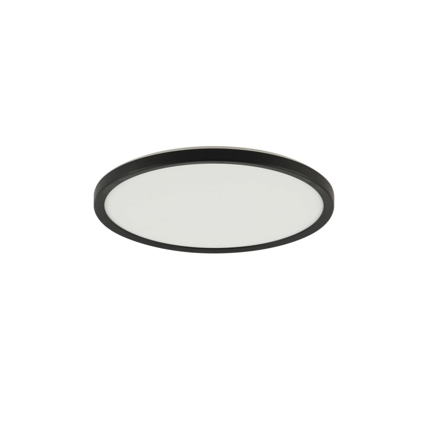 Brilagi - Prigušivo stropno LED svjetlo ULTRA SLIM LED/18W/230V 2700-6500K Ø 30 cm crno + daljinski upravljač